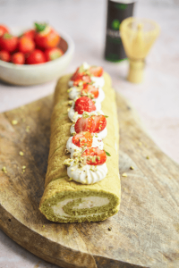 matcha roulade