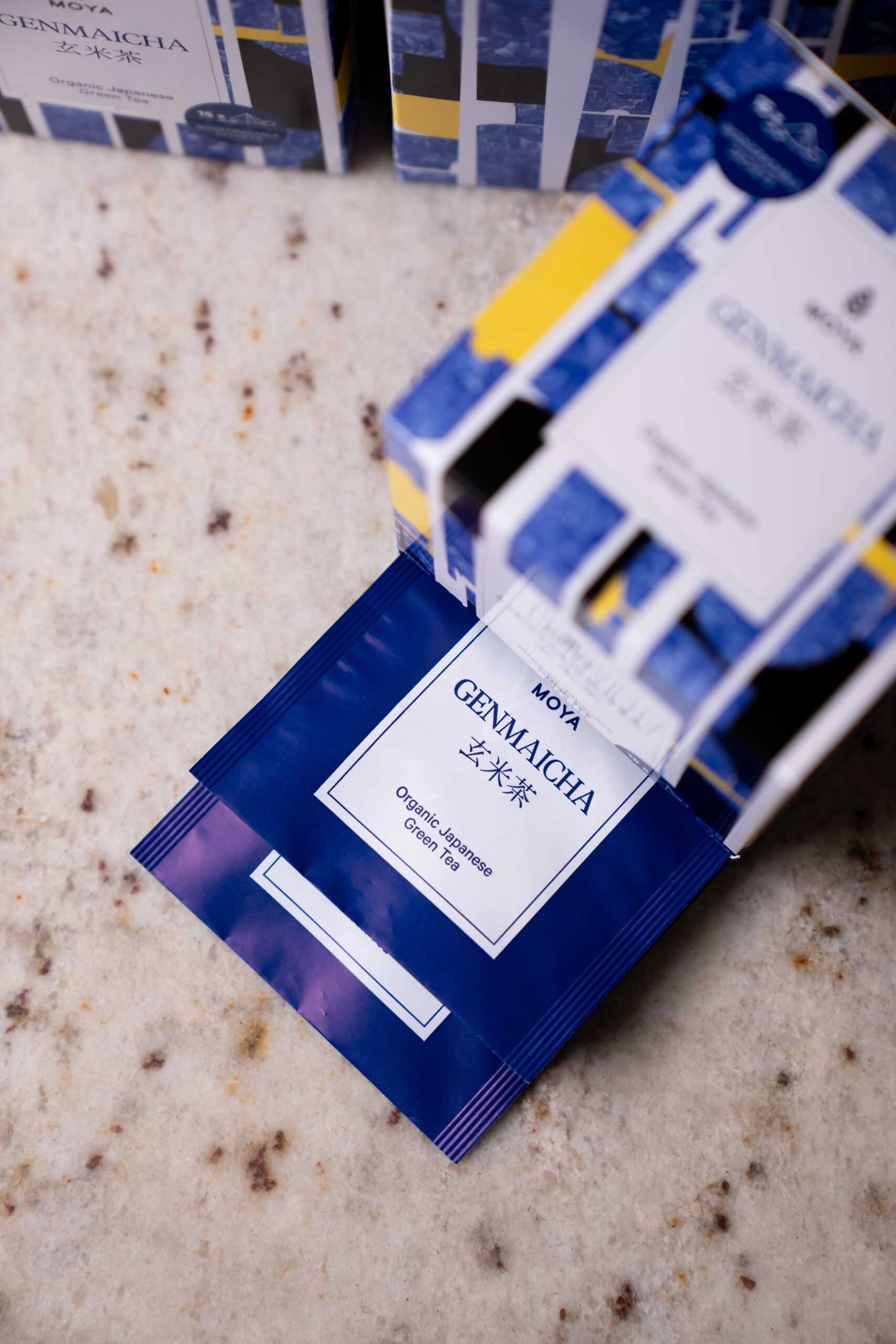 Moya Genmaicha japanischer Bio-Tee in Teebeuteln