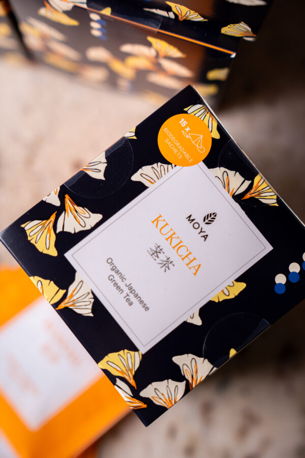 Moya Kukicha japanischer Bio-Tee in Teebeuteln