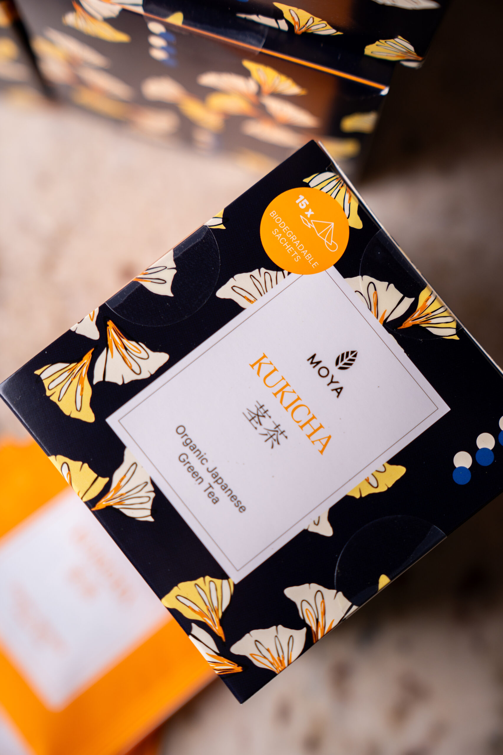 Moya Kukicha japanischer Bio-Tee in Teebeuteln